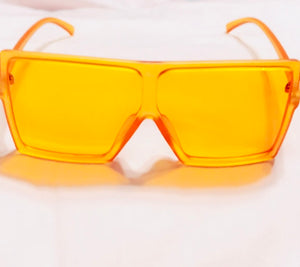 Orange lens with orange frame